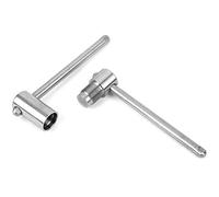 Outil de presse à pointe de cime de billard en acier inoxydable | 14mm rond Snooker Cue Stick Shaper | Skilled Snooker/Pool Accessories | High - Pressure Fine Thread Design