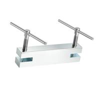 Outil de presse à trou de vis pour métal souple et cuir, outil manuel en T avec options de taille de 1,5 mm et 2 mm pour les tâches de travail de bijoux, trou de vis, fabricant de bijoux en cuir avec