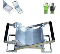 Outil de presse à viande durable et efficace, adoucisseur de viande manuel, de qualité alimentaire et en acier inoxydable, construction manuelle ergonomique, pour la cuisine à la maison, le restaurant