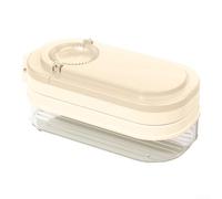 Outil de presse manuel 3 en 1 pour faire des raviolis, remplir et sceller, conçu pour accélérer le processus de préparation des raviolis (kaki)