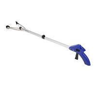 Outil de prise de main pliable de 32 pouces, pince d'extension d'extension de bras de ramassage de litière, avec mandrin en caoutchouc pour un serrage ferme, outil d'aide à l'atteinte pour le ramassag