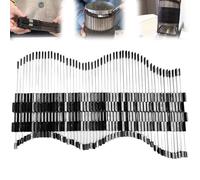 Outil de profilage de tuyau multi-surfaces multifonction, jauge de contour connectable, gabarit d'encoche de tuyau, outil de mesure d'angle pour tuyaux, carreaux, sols, projets de bricolage (28 cm)