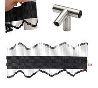 Outil de Profilage de Tuyaux Multi-Surfaces, Gabarit Coupe et Duplicateur Formes pour Carrelage et Sols pour Plomberie Amateur Professionnelle Adapté aux Tuyaux 0 à 15,2 cm