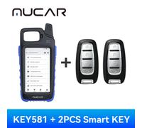 Outil de programmation IMMO MUCAR KEY581 professionnel, 9 fonctions de réinitialisation, lecture des codes PIN, scanner OBD2 automatique pour l'appairage de clés à distance et d'allumage de voiture