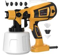 Outil de pulvérisation de peinture électrique haute puissance de 1000 W, facile à nettoyer pour meubles, armoires, maison, peinture dorée