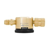 Outil de purge d'azote, 1 4 pouces N2 Regulator de gaz avec contrôle de flux de précision pour le brasage HVAC et la ligne de réfrigérant SERVICE PROFESSIONNEL