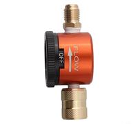 Outil de purge d'azote de 6,35 mm avec cadran à 3 positions pour systèmes CVC, régulateur de connecteur en laiton pour purge et brasage, pression d'entrée de 50 psi