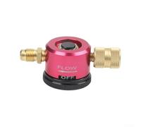 Outil de purge d'azote en laiton 6,35 mm avec 3 positions pour brasage CVC, connecteur régulateur 50-200 PSI pour éviter l'oxydation dans les tuyaux, rouge
