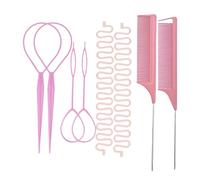 Outil de queue de cheveux - Peigne tressé antidérapant - Pour voyage, , salon, événements formels, rendez-vous, maison, fête, loisirs, excursions, école, femmes, filles, amies