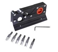 Outil de rabot à chanfreiner à main en aluminium à tête multiple pour couper les bords lisses et projets de travail du bois