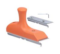 Outil de rabotage manuel - Outil de rabot d'angle précis pour enlever les bavures - Travail du bois ABS - Chanfrein droit - Outil de traitement des bords pour couper, façonner, lisser