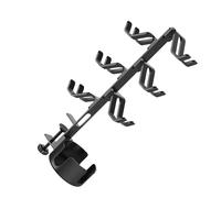 Outil de rack de jeu amovible triple couche sans installation Organisateurs généraux de bureau de jeu pour consoles de jeux Support de console