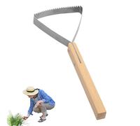 Outil de raclage de , grattoir de nettoyage de jardin | Grattoir en métal triangulaire - Fournitures de jardinage, outils à main en bois pour le nettoyage et l'entretien de