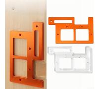 Outil de rainurage conçu avec précision pour 86 interrupteurs et poteaux d'armoire, rainurage 5 en 1 pour moule avec alignement stable (alliage d'aluminium)