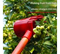 Outil de ramassage de fruits en polypropylène | Cueillette manuelle avec bouche dentée de peigne - Zone de main protégée - Aide à la récolte du jujube pour rangées de jardin