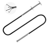 Outil de ramassage flexible de petit calibre 61 cm à quatre griffes pour ramasser des articles dans un espace étroit Outil de ramassage des déchets flexible pour baie moteur/évier de maison/boucles