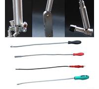 Outil de ramassage magnétique flexible avec aimant puissant et tige pliable pour récupérer écrous, boulons, vis et petits objets métalliques (B)