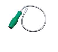 Outil de ramassage magnétique flexible avec tête magnétique étroite et longue tige en acier inoxydable pour récupérer vis, écrous, boulons et petits objets métalliques dans les zones difficiles