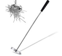Outil de Ramassage Magnétique Télescopique, Tige Télescopique Aimantée 21.5 à 83.8cm, Balayeuse Magnétique Force de 35LB, Magnétique Flexible Aimant, pour Objets Métalliques Ferrailles Atelier Garage