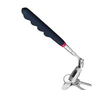 Outil de ramassage magnétique - Tige télescopique avec aimant à lumière LED, forte aspiration en fer | Outil de récupération magnétique longue portée pour les amateurs de réparation fait à la main