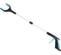 outil de ramassage pliable de 32 pouces Aide à l'atteinte en aluminium Grippeur rotatif en caoutchouc Prolongateur de bras pour les personnes âgées