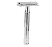 Outil de rasage à l'ancienne pour les hommes | Implémentation de rasage à double tranchant avec une longue poignée | Rasage lisse et précis pour le visage/le corps/tête |