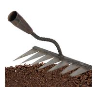 Outil de râteau de désherbage, désherbeur portable d' : houes de jardin à usage intensif, mauvaises herbes manuelles, griffe de feuilles de patio, artefact de déracinement pour la ferme