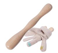 Outil de Ravalement de Chaussettes - Réparation Manuelle en Bois - Œuf à Repriser avec Patch de Réparation pour Chaussettes Tissées - Pour Femmes Débutants de Trous Tricot Rapiéçage Pantalo