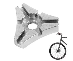 Outil de rayon | Petit outil de réglage à six trous | Clé de réglage de jante de rayon de vélo, pour route, montagne, moto, voyage, équitation, garage,