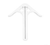 Outil de recherche de centre de barre ronde pour le travail du bois et la gravure, localisateur de centre de matériaux ABS pour la construction et les travaux manuels, port (plus grand)