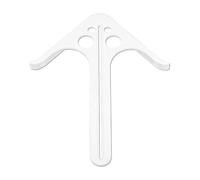 Outil de recherche de centre en bois ABS avec poignée ergonomique, positionnement précis pour travaux ronds, carrés et projets de menuiserie