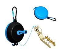 Outil de récupération de leurre de pêche avec corde PE de 30 m | Accessoire de pêche en plein air réutilisable pour enlever les appâts accrochés des rochers, mauvaises herbes, bûches
