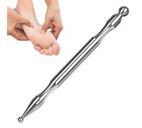 Outil de réflexologie faciale,outils de réflexologie | Stylo de massage manuel en acier inoxydable,Masseur de points de pression, stylo de massage à points de déclenchement à double tête pour