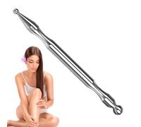 Outil De Réflexologie Faciale - Stylo De Massage Manuel En Acier Inoxydable, Bâton De Massage À Point De Déclenchement, Outil De Point De Pression | Stimulateur Nerveux Soulagěment Complet Du Corps Re