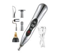 Outil De Réflexologie - Stylo De Massage À Impulsion Énergétique Méridienne Forte | Stimulateur De Déclenchement Rechargeable Pour Femmes Et Hommes, Relaxation Musculaire, Réflexologie ABS, Niveau 1-9