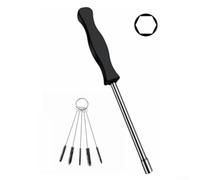 Outil de réglage de carburateur hexagonal 4 mm pour petit moteur et tournevis de réglage compatible avec tondeuse à gazon Echo Noir