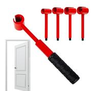Outil de réglage de charnière de porte e réglage de l'espace 4 en 1, plieuse de charnière multifonction, taille idéale pour la maison, le garage et les ajustements de porte d'entreprise