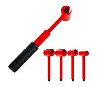 Outil de réglage de l'écart de porte | Outil de démontage en acier | Poignée confortable et robuste Clé à charnière cintreuse pour usage résidentiel et commercial