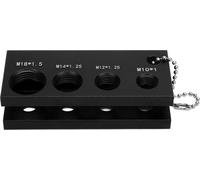 Outil de réglage de l'écartement des bougies d'allumage Outil de réglage de l'écartement des bougies d'allumage Universel 10mm 12mm 14mm 16mm avec 32 lames Noir