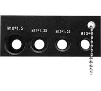 Outil de réglage de l'écartement des bougies d'allumage Universel 10 mm 12 mm 14 mm 16 mm Réglage des poumons avec 32 lames noir