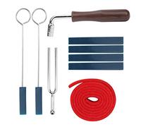 Outil de réglage de piano, kits de réglage de piano professionnels, comprend une clé sourdine, un levier de diapason, une bande de tempérament en feutre, une clé en acier