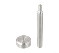 Outil de réglage de rivet pour rivets à double capuchon, kit de poinçonnage manuel pour cuir avec sertissage de rivets en acier de 6 mm, 8 mm, 10 mm, outil d'installation de rivets à faire soi-même (6