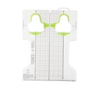 Outil de réglage de taquet de vélo pour SPD Outil de mesure d'alignement des pédales de vélo de route avec système de position de ligne de grille 110 x 290 mm (compatible avec LOOK-KEO)