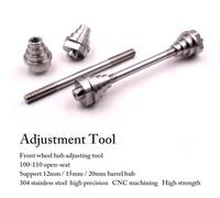 Outil De Réglage De Vélo 12/15/20mm, Roue Avant, Axe De Tambour, Adaptateur De Table Hub Pour Barre D'outils De Tube De Vélo 12mm 15mm 20mm