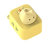Outil de relaxation portable avec bouton pression pour lecteur de musique - Compagnon de bureau compact pour la gestion du stress au travail - Porte-clés de musique