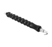 Outil de reliure de 30,5 cm pour barre en acier au carbone - Fonction de recul automatique - Design crochet droit - Longueur 370 mm - Noir