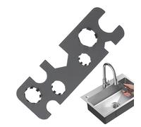 Outil de remboursement du perlateur de robinet en acier au carbone | Entretien de la clé de l'aérateur pour l'entretien du filtre de Wauchhahn - Clé multifonction pour enlever la ventilation