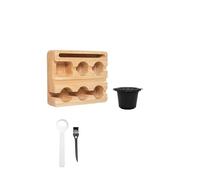 Outil de remplissage de capsules de café réutilisables compatibles avec les machines Line Pods rechargeables Rack de remplissage(Wareset)