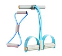 Outil de renforcement des Bras et Jambes avec élastique résistance en Forme 8 6 Tubes pour Abdominaux Et Entraînement Complet(Color 4)
