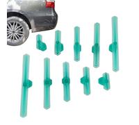 Outil de réparation de bosses de voiture | 10 outils de débosselage de carrosserie | Feuille extractible professionnelle multifonctionnelle, kit d'entretien pour véhicule et moto